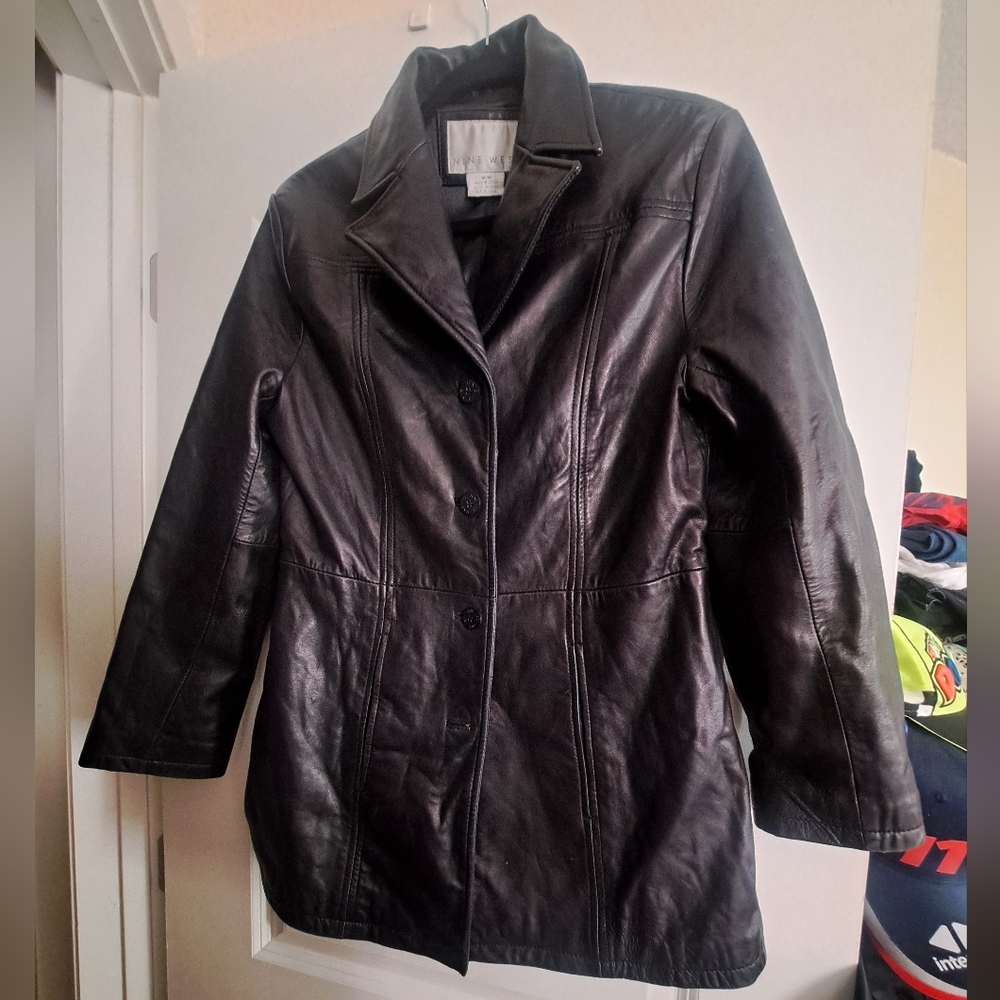 Nine West 90s leather jacket